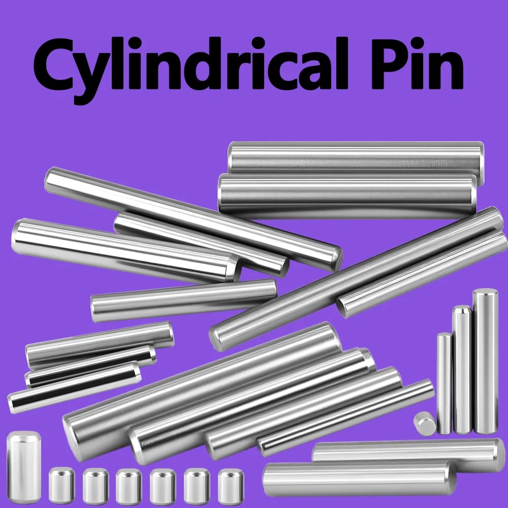 M1 M2 M2.5 M3 M4 M5 M6 M8 M10 304 Stainless Steel Cylindrical Locating Dowel Pin Fixed Shaft Pins Round Solid Rod GB119 1~50pcs