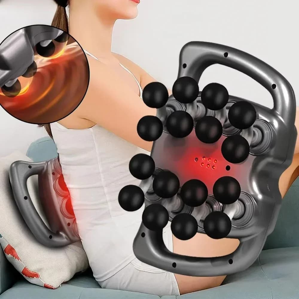 16-head muscle massage pad for body, leg, back, shoulder, waist High frequency vibration massage gun