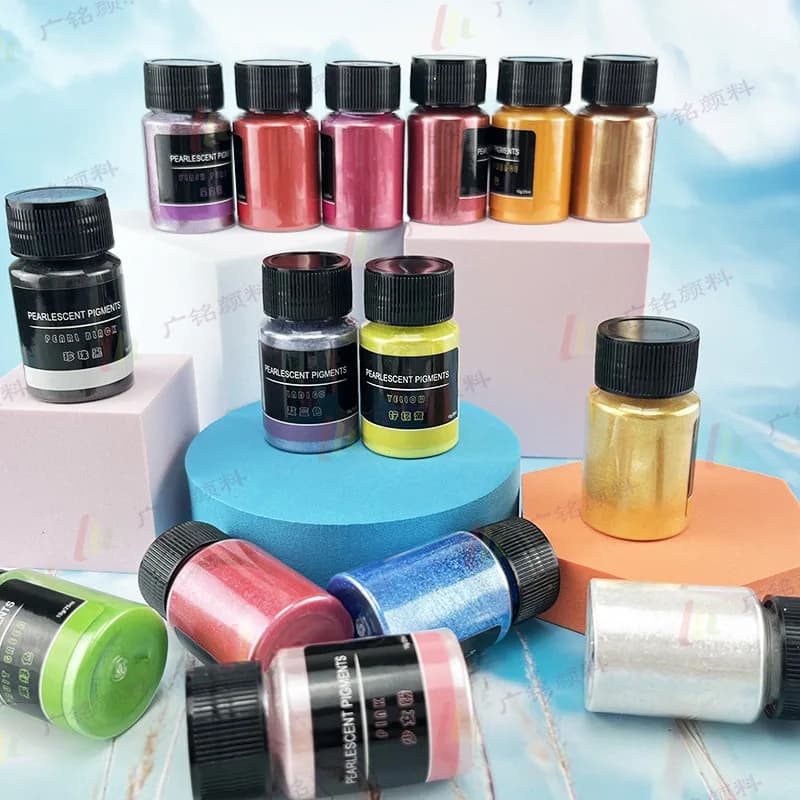 24 colori polvere perlescente resina epossidica pigmento riempitivo candela colorante in polvere colorante stampo in resina fai da te creazione di gioielli materiale pigmento