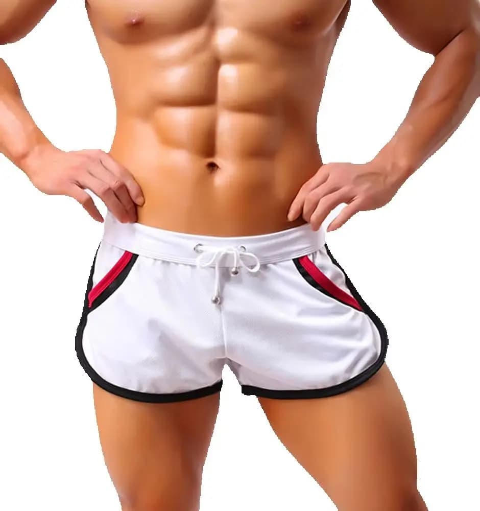 Boxer Sportivi Estivi da Uomo, Pantaloncini ad Asciugatura Rapida, Traspiranti, per Basket, Corsa, Ciclismo, Moda Casual, Pantaloni Alo