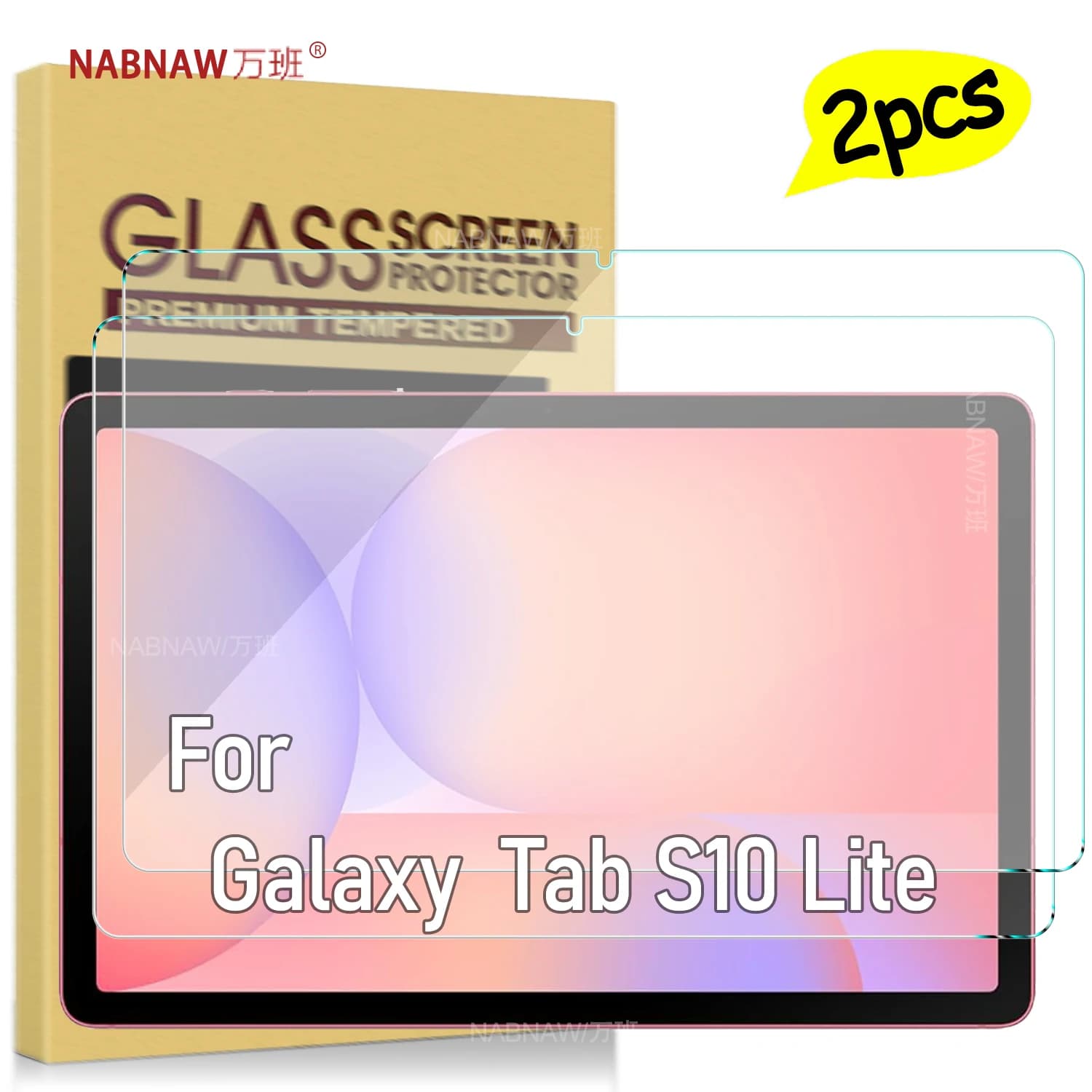 Pellicola salvaschermo in vetro temperato Full HD per Samsung Galaxy Tab S10 lite 10.9 5G SM-X400 X406B Cover protettiva 2 pezzi