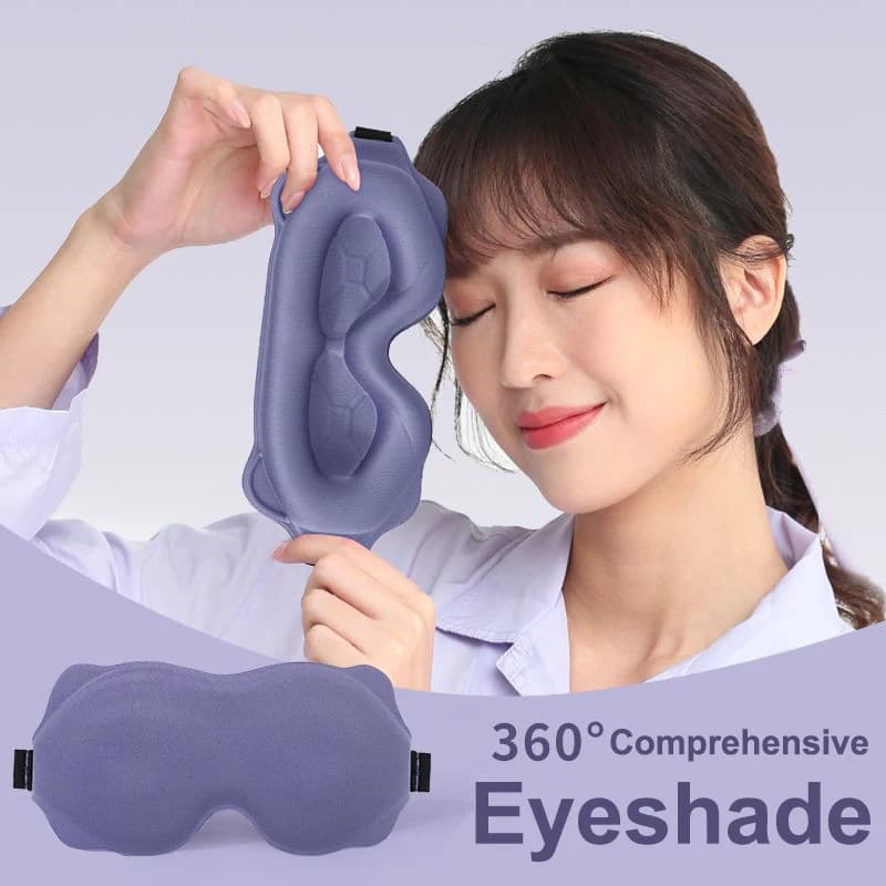 3D Sleeping Mask Block Out Light Soft Padded Sleep Mask For Eyes Slaapmasker Eye Shade Blindfold Sleeping Aid Face Mask Eyepatch