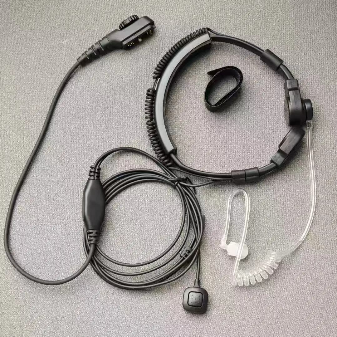 Auricolare Acustico con Controllo a Collare per Walkie Talkie Hytera PD700, PD780G, PD790, PD980, PT580H, PT785 ecc.