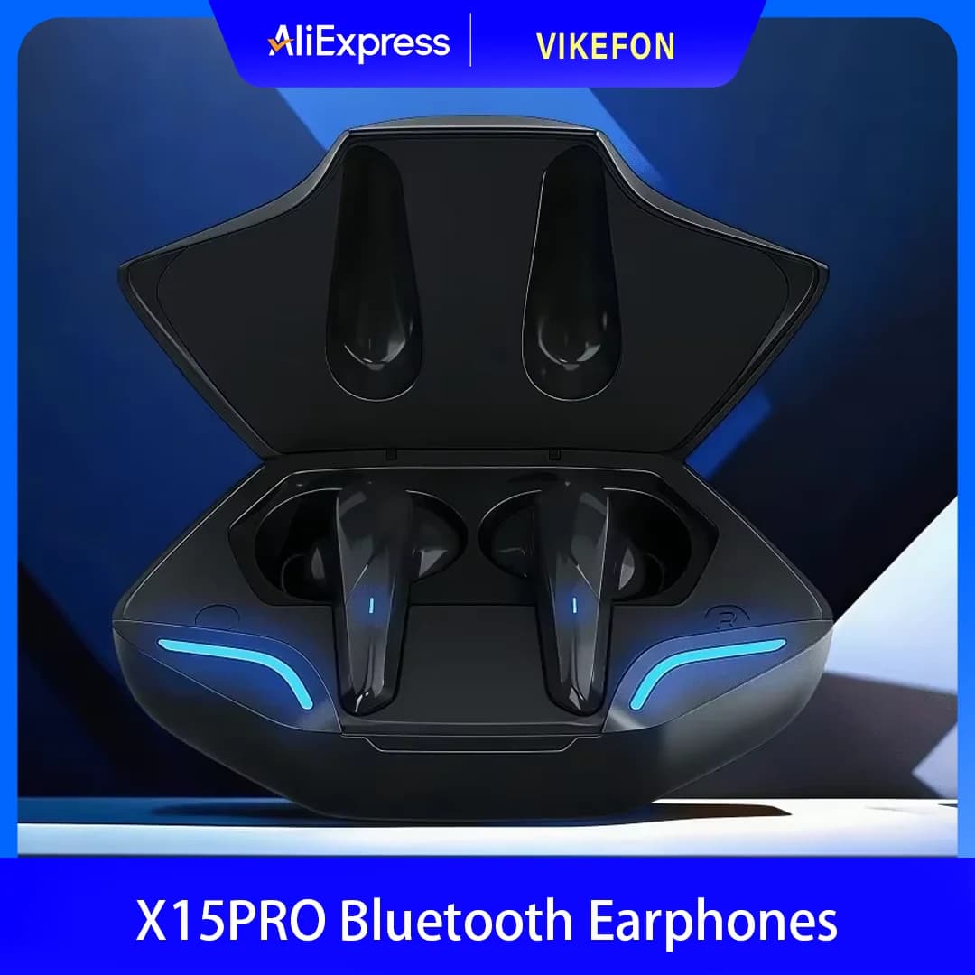 uetooth Headphones High Fidelity Bass Earphones apply to smartphones Original X15pro TWS Wireless Headphones Game Bl
