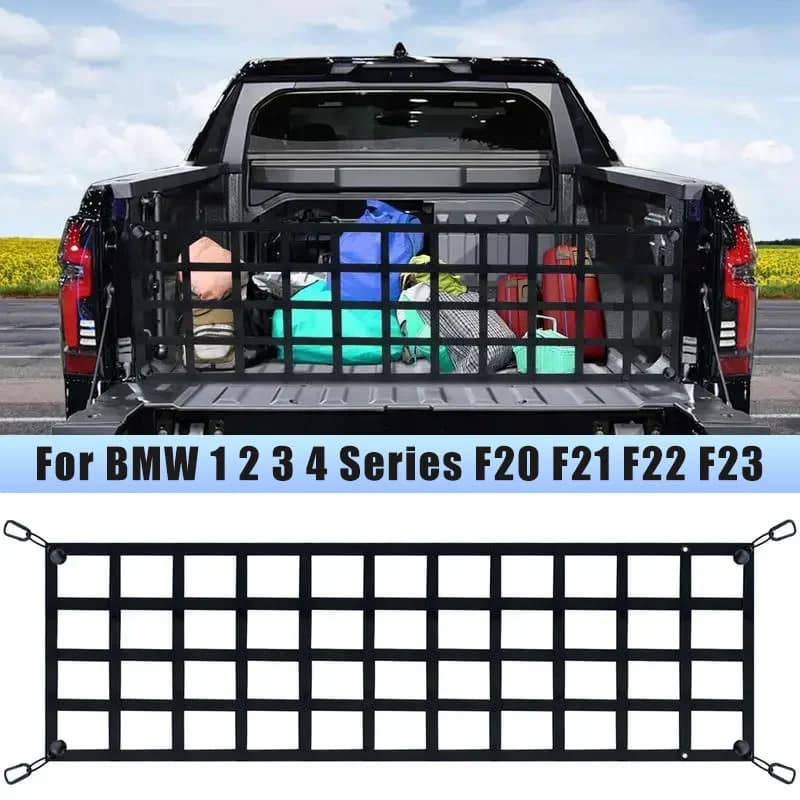 Organizzatore per bagagliaio di un'auto Rete di protezione UV Camioncino Letto Rete di carico Rete per portellone Rete di stoccaggio per carico Divisore Accessori auto
