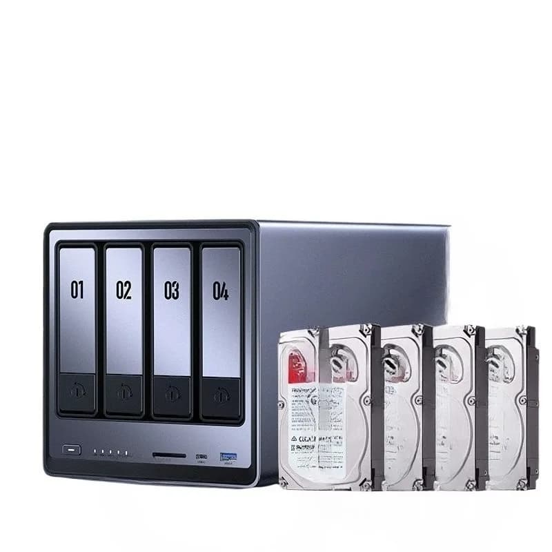 Server di archiviazione di rete domestica NAS a quattro bit