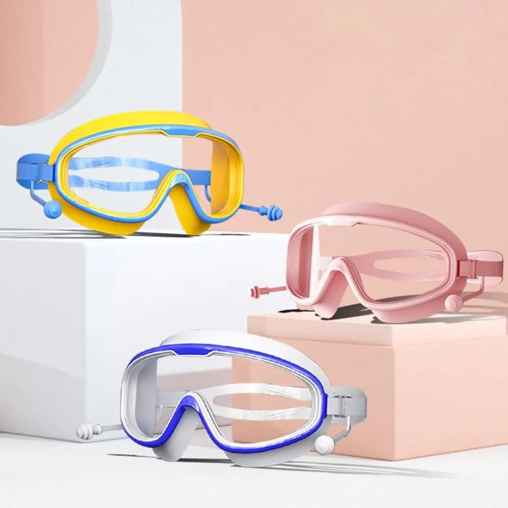 Swimming Tools Big Frame Swimming Goggles Wide View Anti Fog Swimming Eyewear HD Anti-UV Swimming Accessories Swimming Beginner