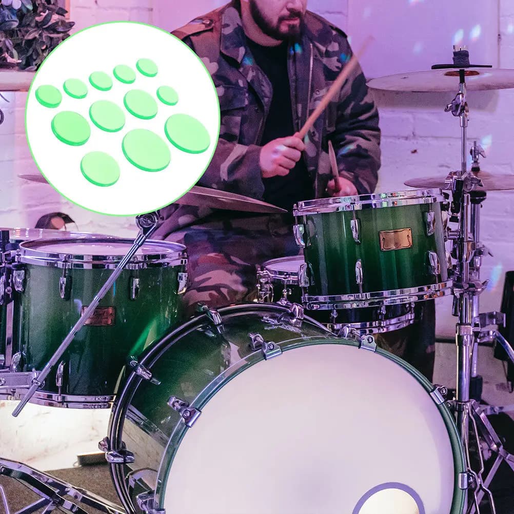 24 Pezzi di Pad Fonoassorbenti per Batteria, Adesivi in Gel ad Alte Prestazioni per Pratica Silenziosa, Accessori per Batteria per Uso Domestico