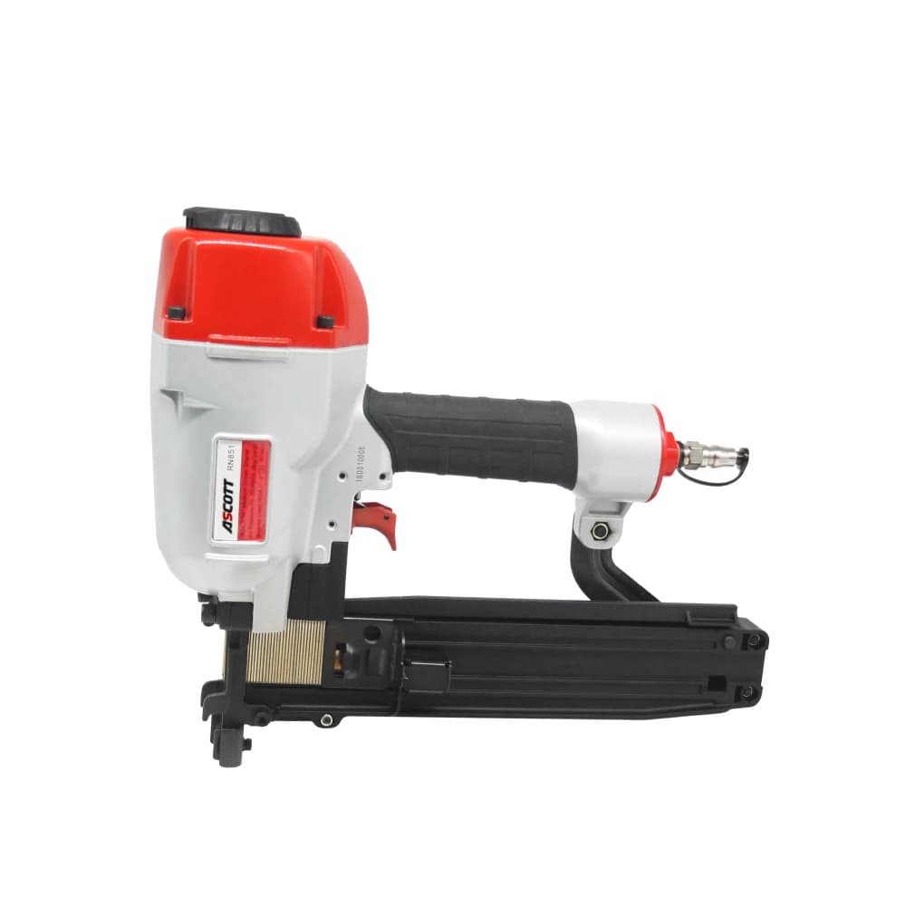 Modello N851 Cucitrice pneumatica Pistola sparachiodi pneumatica a forma di U per impieghi gravosi e cucitrice per la lavorazione del legno Codice N851 Pistola cucitrice a U