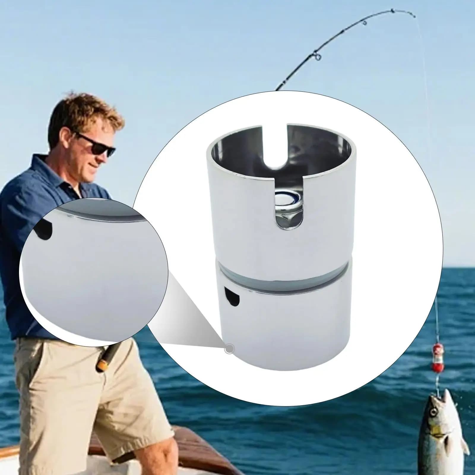 Drop in Swivel Fishing Rod Holder, Professional, 360 Degree, Boat Accessory Fishing Pole Converter
