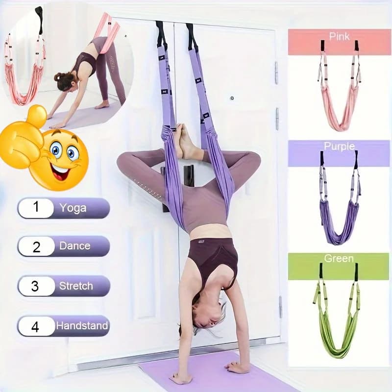 Yoga Air Corda Hanging Yoga Elastic Strap Pilates Fitness Training Belt Hanging Yoga Belts Amaca for Handstande