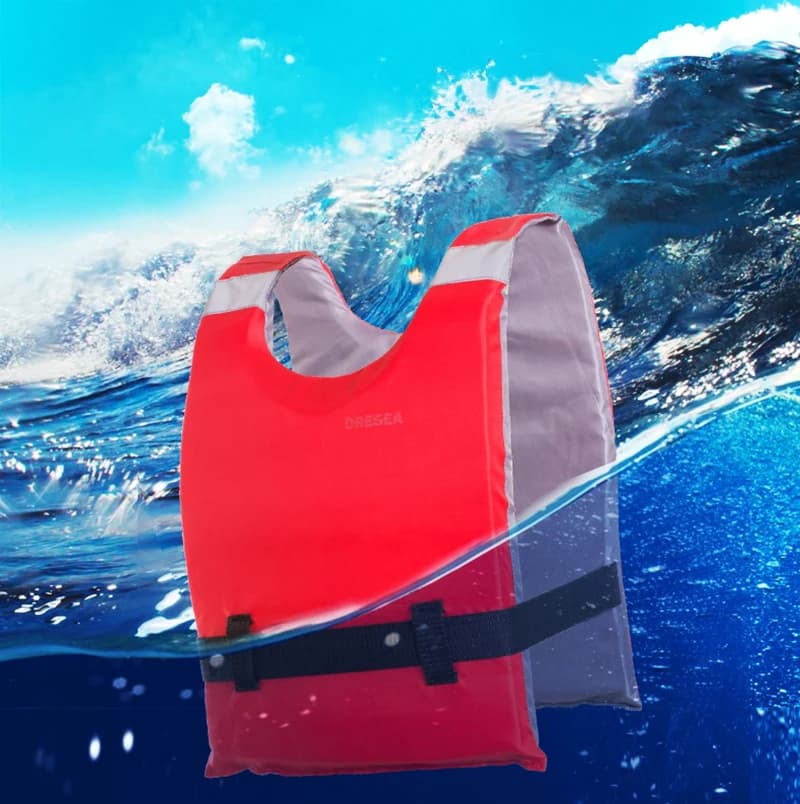 Giubbotto di salvataggio per adulti pesca grande barca di galleggiamento attrezzatura portatile professionale giubbotto di galleggiamento sopravvivenza in acqua