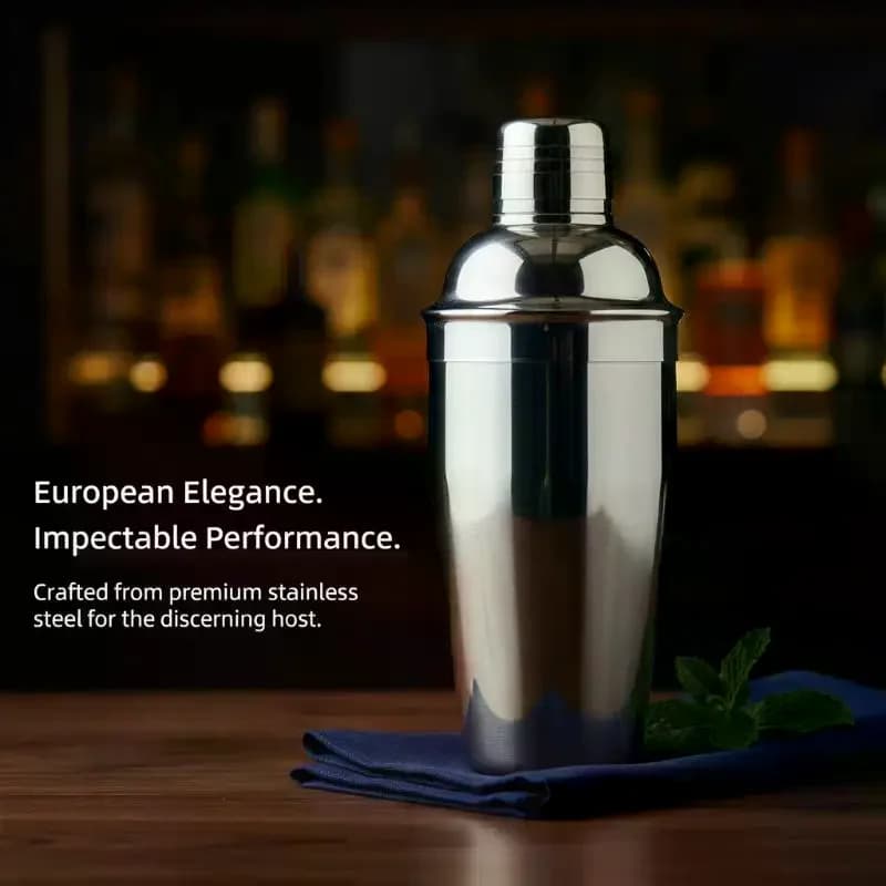 Wine Martini Shaker Stainless Steel: 1Pcs Cocktail Bartender Drink Party Bar Tools 250-750ML