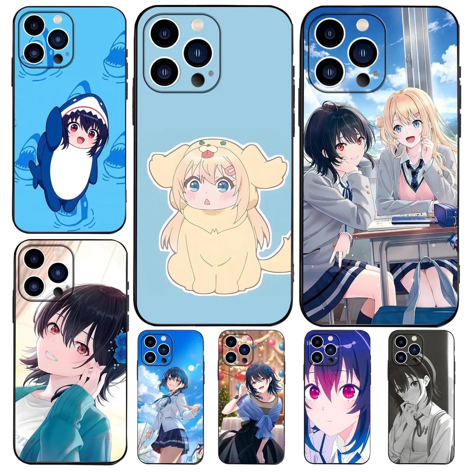 For iPhone17 16 16e 15 14 13 12Plus Mini Pro Max Soft Black Case I Made Friends with the Second Prettiest Girl in My Class