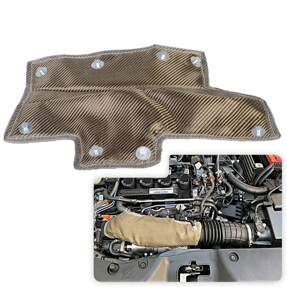 Copertura Termica per Tubo di Aspirazione, Protezione Termica per Turbocompressore, Resistente alle Alte Temperature per Honda Civic 1.5T