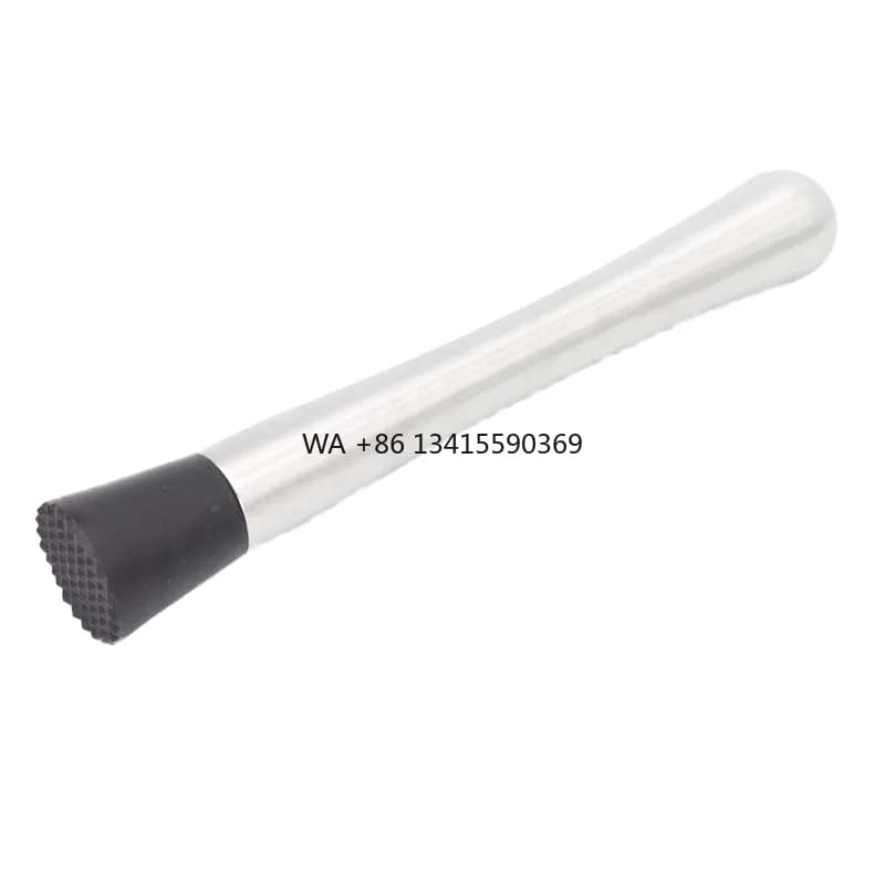 Elegante set da bar per cocktail shaker in acciaio inossidabile Design elegante in metallo per uso domestico o regalo Strumento da bar in materiale di rame
