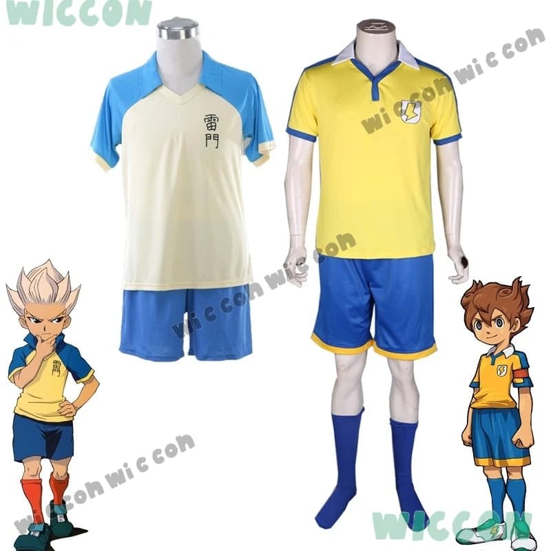 Tenma Cosplay Gouenji Shuuya Inazuma 11 Undici GO Matsukaze Gioco Anime Gioco di ruolo Raimon Uniforme Outfit Abiti di Halloween Calcio