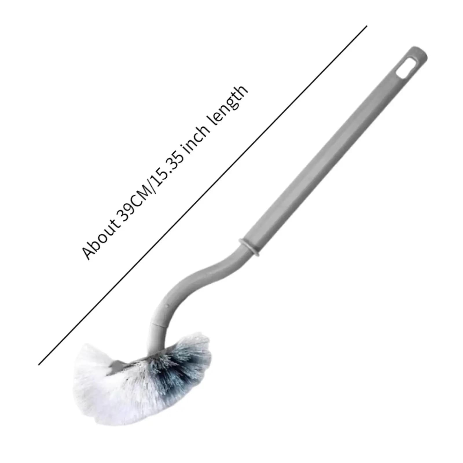 Spazzola per WC da Parete con Manico Lungo, Pulitore per Bagno con Setole in Plastica PP, Spazzola per Pulizia Profonda, Accessori per Toilette