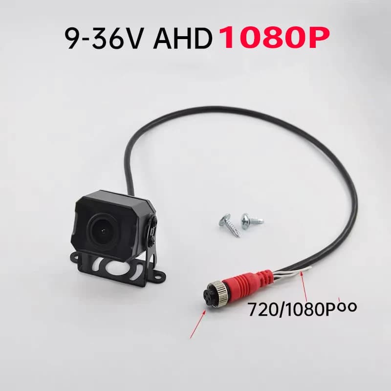 Visione notturna HD per camion 9V/36V video a colori impermeabile AHD1080P telecamera per auto con immagine di retromarcia