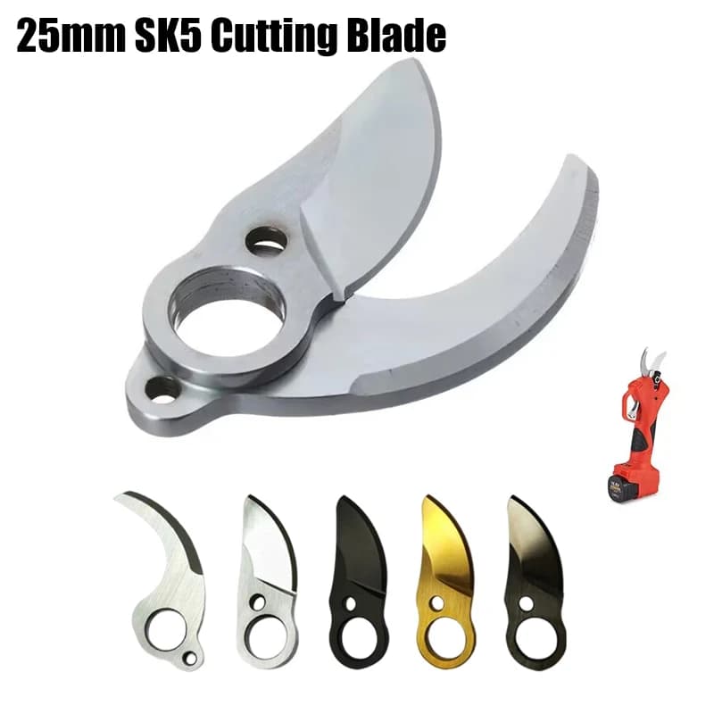 25mm SK5 Stainless Steel Alloy Titanium Gold Diamond Cutting Blade Electric Cemeteries Blades Battery Potator Sharpened
