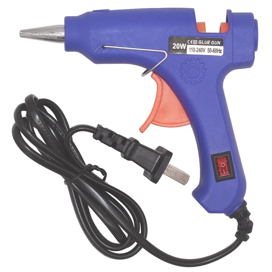 20W 30W 100W EU UK US Plug Pistola per colla a caldo Mini pistole industriali Pistola per colla termoelettrica Strumento per temperatura di calore Innesto di riparazione fai da te