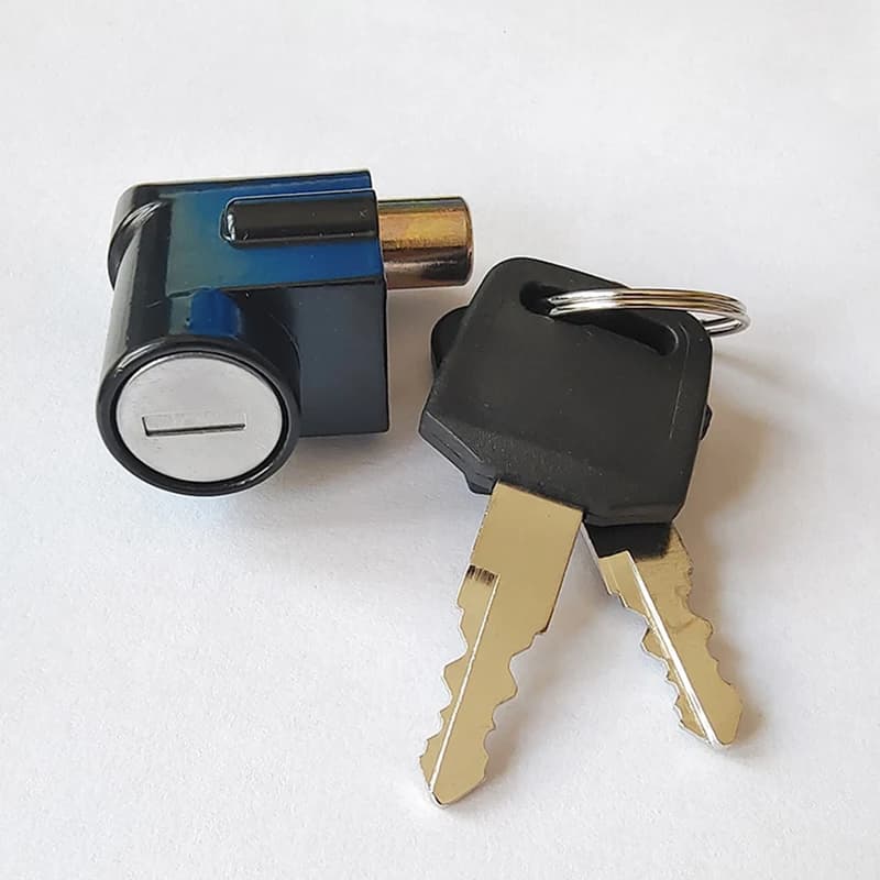 CHTNBO Electric Bicycle E-bike Electric Vehicle Battery Box Lock Front Lock Big Head Lock Electric Vehicle Lock Battery Lock