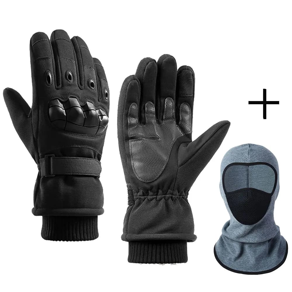 Winter Motorcycle Gloves Full Finger Touch Screen Guantes Moto Windproof Cold Motorbike Riding Gloves Motorcycle Equipment M-2XL
