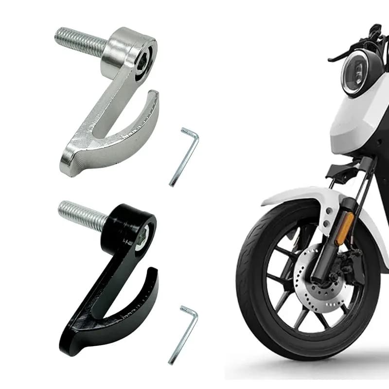 Aluminum Alloy Single Hole Helmet Hook Universal Hanger for Motorcycle Dirt Bike Electric Scooter Accessories