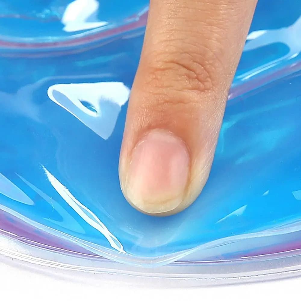 Maschera Gel Fredda per Viso e Occhi, Maschera da Notte Riutilizzabile con Impacco Freddo e Caldo per Donna, Trattamento SPA