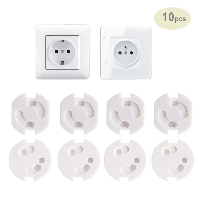 Coperture per prese di sicurezza per bambini 10 pezzi protezioni per prese elettriche in plastica protezione di sicurezza per prese di sicurezza per bambini