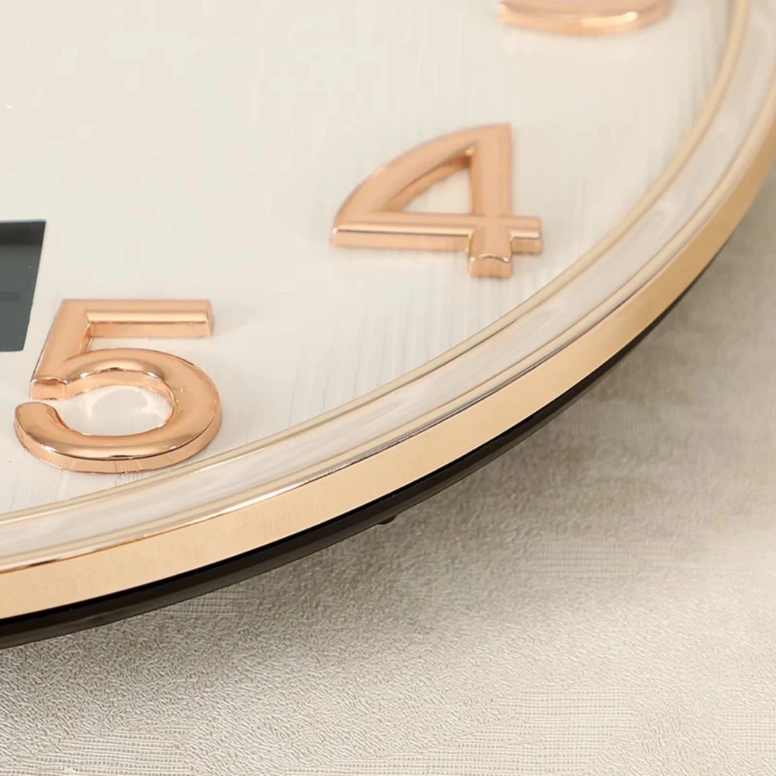 Wall Clock with Pendulum Decorative Wall Clock with Digital Display Easy to Read Small for Living Room, Entryway