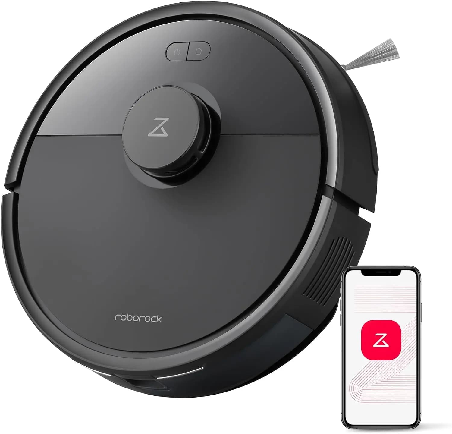Torvani Store roborock Q7 L5 Robot Vacuum and Mop Combo, 8,000Pa Suction, Upgraded from Q5 Pro, Dual Anti-Tangle System, LiDAR Navigation, Multi-Level Mapping, Self-Charging Robotic Vacuum Cleaner, Black