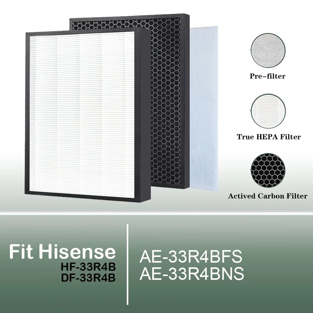 Filtro Hepa HF-33R4B filtro a carbone attivo DF-33R4B per purificatore d'aria Hisense AE-33R4BFS AE-33R4BNS