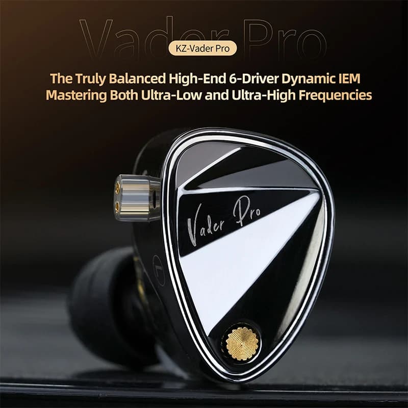 KZ Vader Pro Triplo Driver Dinamico In Ear Monitor Auricolari HIFI Musica Auricolari con cancellazione del rumore Auricolare KZ ZAX ZSX PR3 PR1PRO PR2
