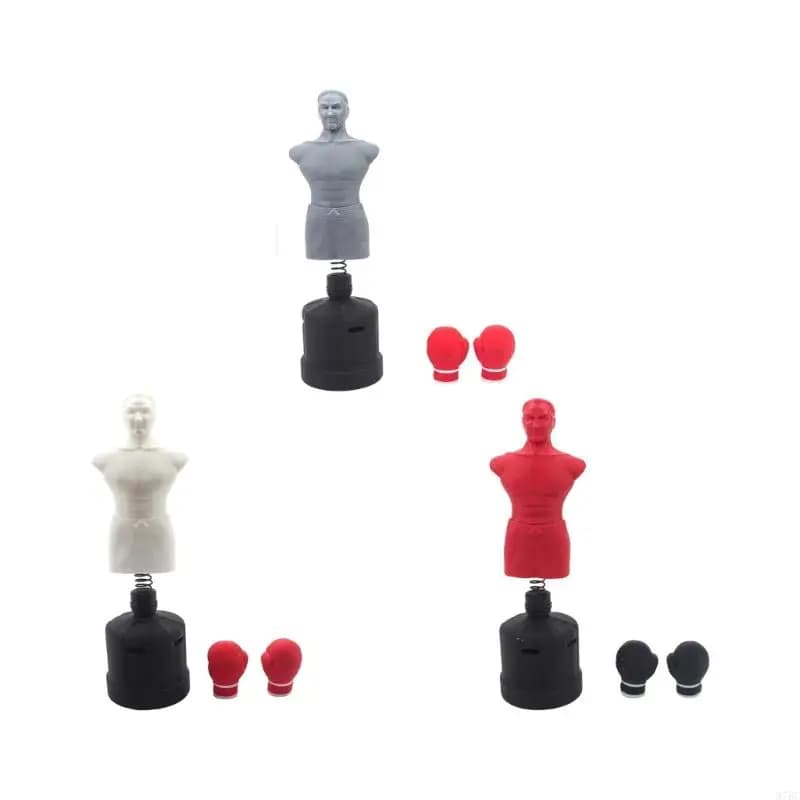Guanti da boxe unici 97BC e sacco da boxe in miniatura per vetrina hobbista