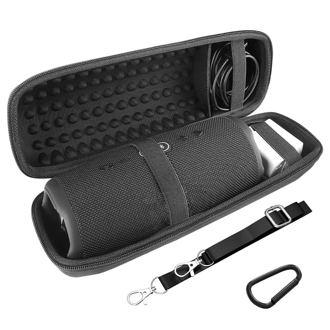 Custodia per altoparlante Geekria Shield compatibile con JBL Charge 5, custodia per altoparlante Bluetooth portatile Charge 4