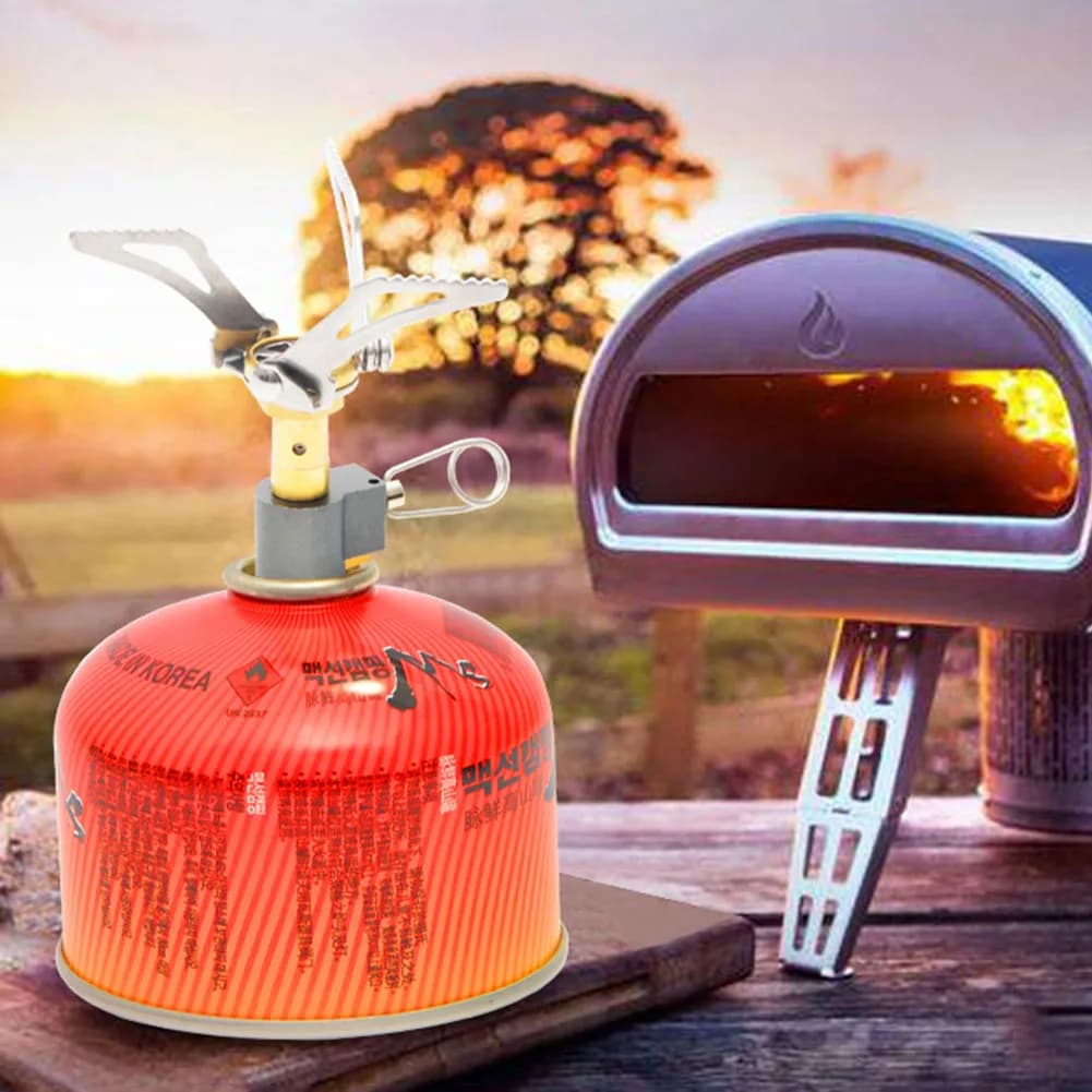 3000W Folding Camping Stove Lightweight Outdoor Gas Burner Pocket Outdoor Cooking Burner for Camping Hiking