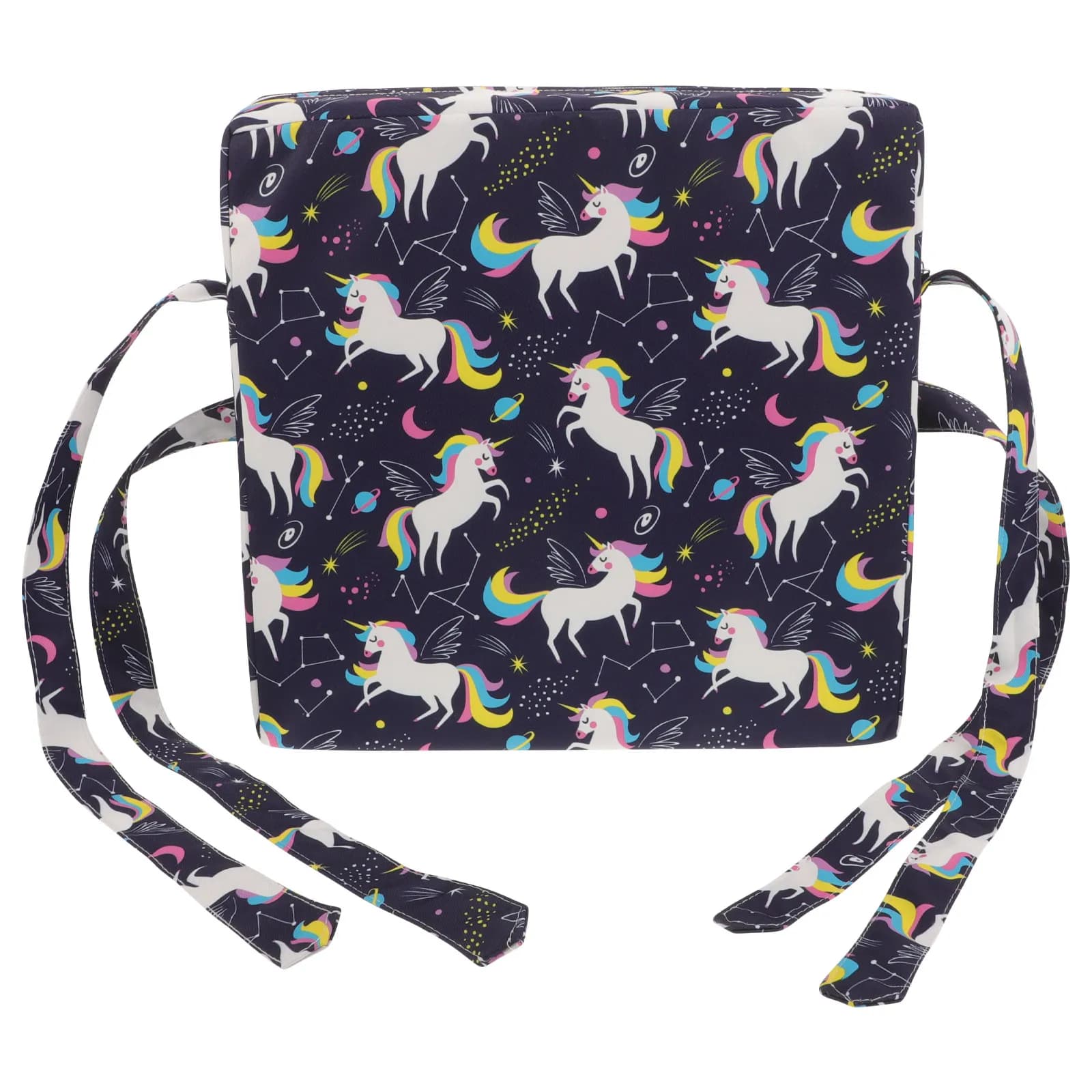 Cuscino Rialzato per Seggiolino Bambini, Imbottitura Spessa in Spugna per Tavolo, Cuscino Quadrato Lavabile per Sedia da Pranzo per Bambini