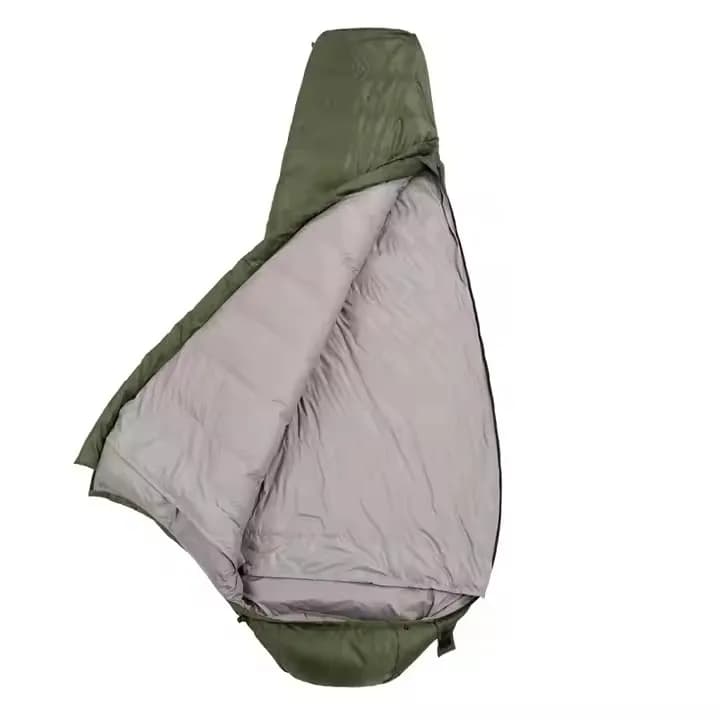 Camping sleeping bag for mummy for adults light and waterproof Winter sleeping bag for cold season Winter warm sleeping bag
