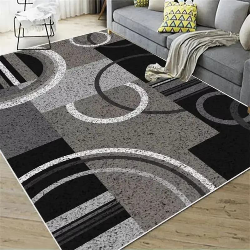 VIKAMA Modern Abstract Geometric Carpet For Living Room Sofa Non-Slip Floor Mat Luxury Office Bedroom Carpet Home Decoration