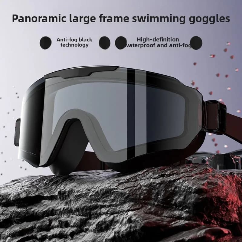 HD swimwear for adults, electrolytic swimming glasses anti-fog, silicone waterproof swim glasses for men and women,