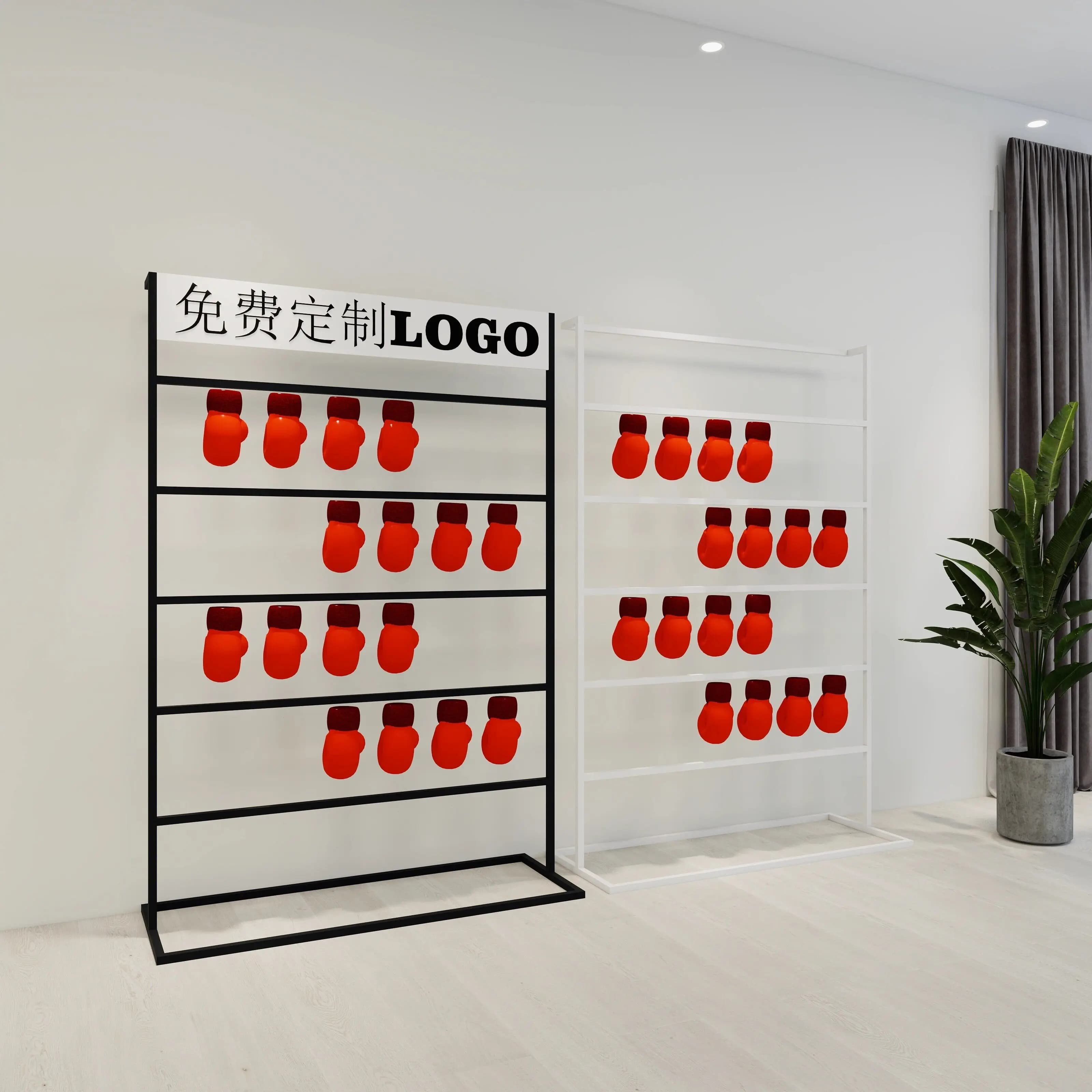 Porta guanti da boxe, supporto professionale per guanti, espositore per guanti da boxe, porta guanti da palestra, espositore a rete per sala boxe.