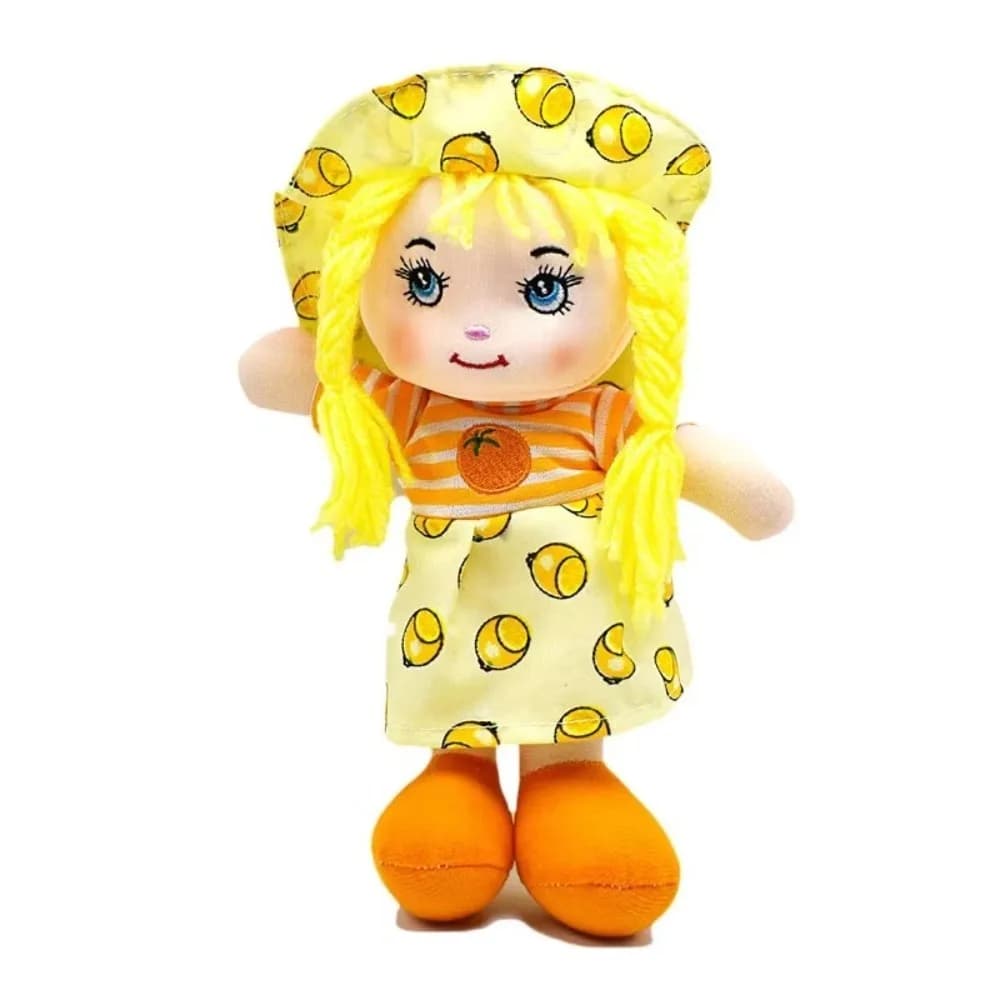 Alta qualità 25 cm bambole di straccio gonna di frutta cappello cartone animato bambino che dorme giocattolo morbido compleanno per ragazze regali di Natale