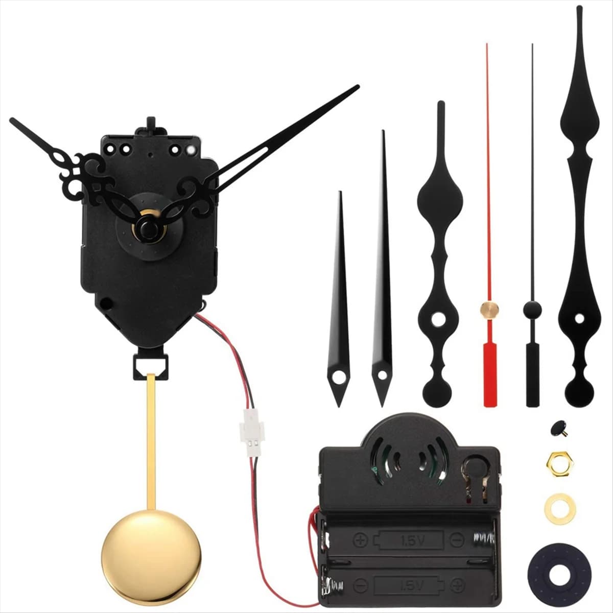 A42F Quarzo Pendolo Trigger Orologio Movimento Carillon Westminster Melody Meccanismo Kit orologio con 3 paia di lancette