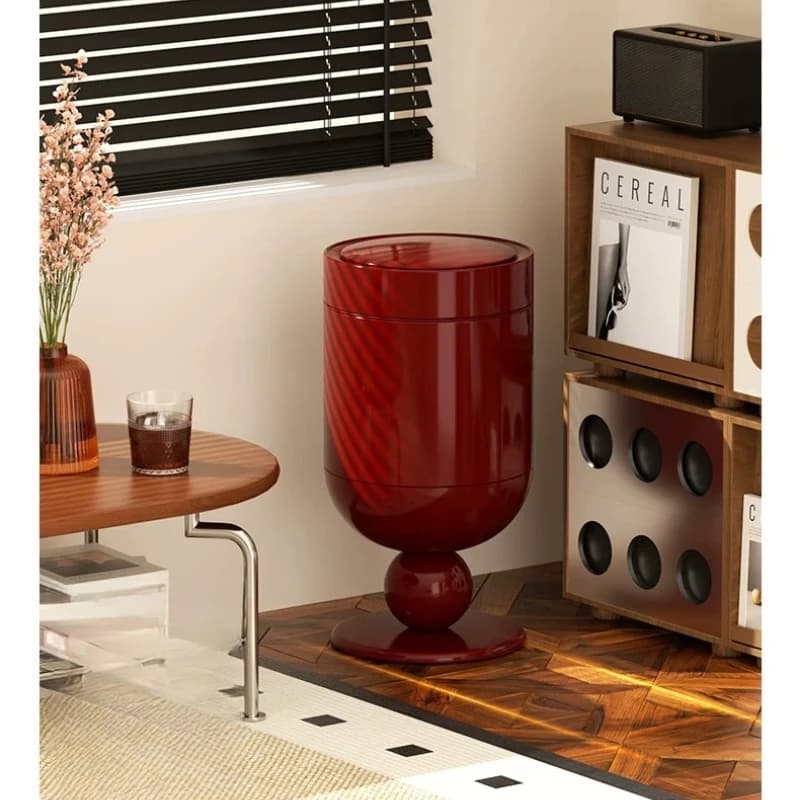 Induction trash can, smart living room, electric wine glass, household light luxury and high-end