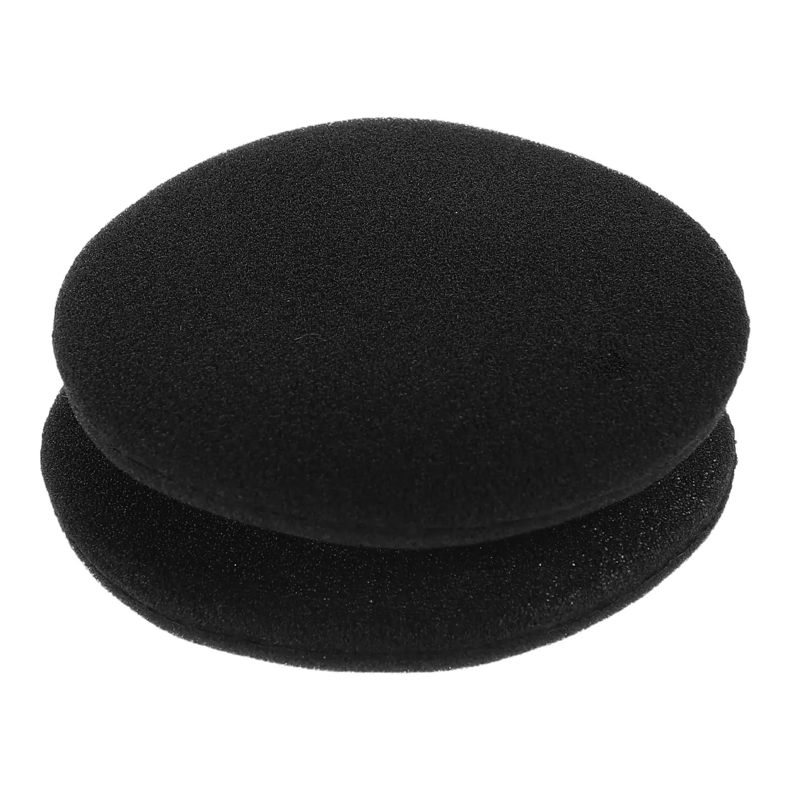 2Pcs 50Mm Round Sponge Headset Pads Soft Breathable Comfort Replacement Ear Covers for Gaming Music Studio Headphones Easy Clean