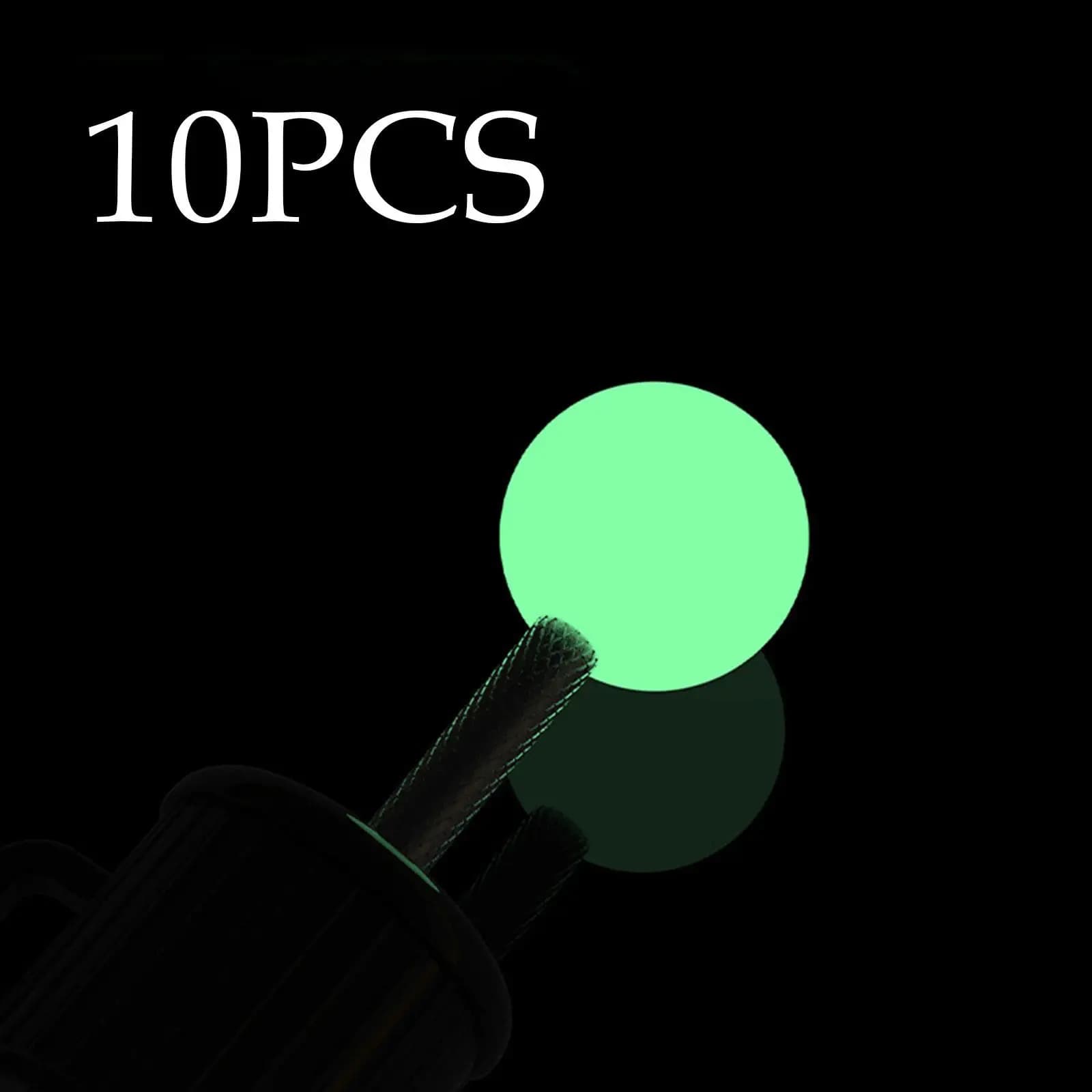 Luminous Silicone Insulation Protection Cap Tent Poles Guard Glow Cover for Camping Awning Support