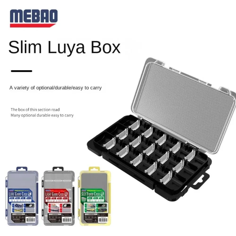 Multi-region waterproof fishing gear box for baits with space separation hook