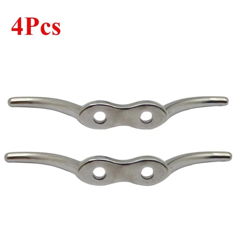4pcs 304/316 Stainless Steel Boat Rope Line Cleat For Canoe Kayak Marine Deck Mooring/Line Flag Anchor Boat Accessories