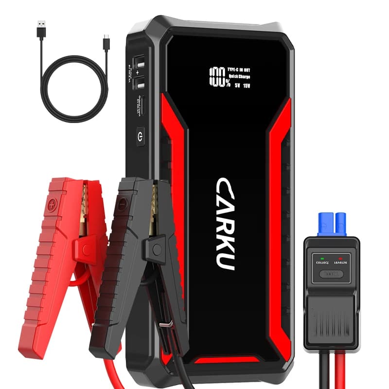Avviatore di emergenza per auto portatile 12000mAh personalizzato OEM Avviamento caricabatteria Power Bank Vehicle Booster Pack